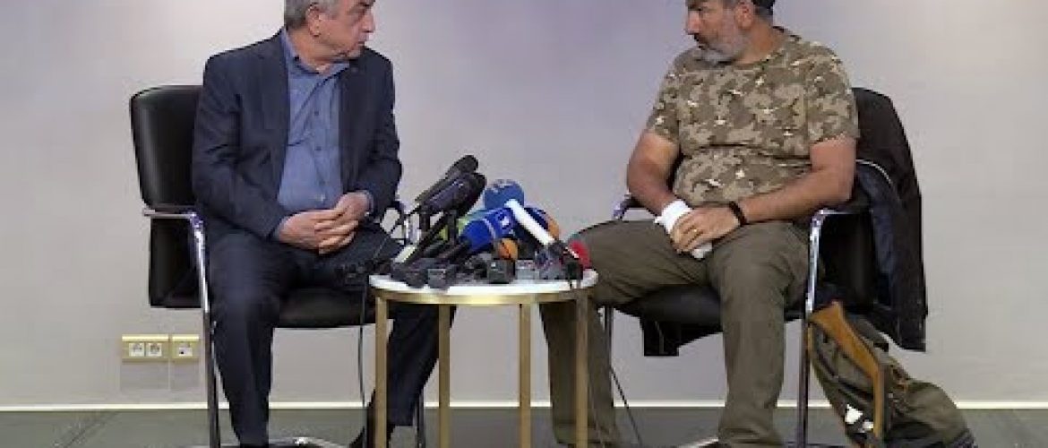 Serzh Sargsyan & Nikol Pashinyan meeting