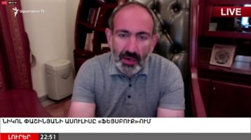 Nikol Pashinyan’s press conference on Facebook
